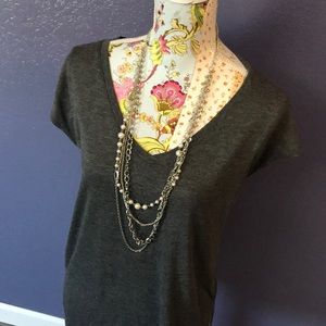 ⭐️ 5 for 15 Sale! ⭐️ Silver/pearl necklace